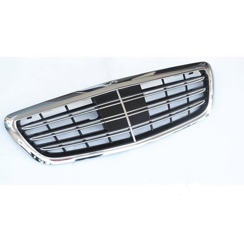 Mercedes Benz S Class W222 (2014-2017) AMG Style Grille W/O Distronic , , , 